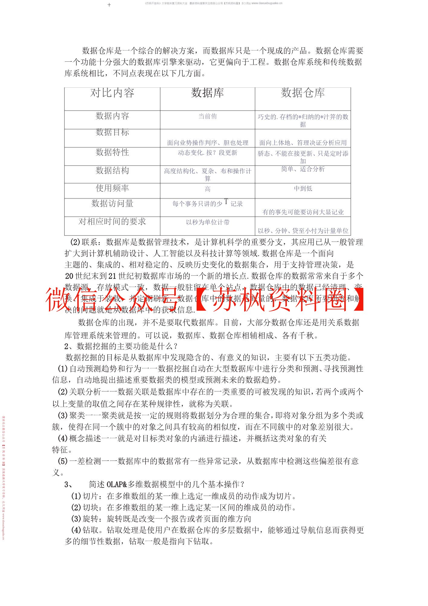 数据挖掘与分析